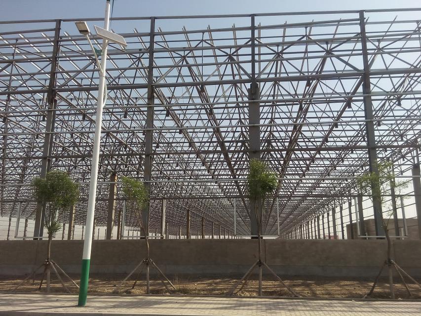 建阳汽车工业厂房网架